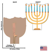 Load image into Gallery viewer, Advanced Graphics Hanukkah Menorah Life Size Cardboard Cutout Standup - AT TEN Distribution

