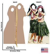 Load image into Gallery viewer, Advanced Graphics Hawaiian Hula Girls Stand - in Life Size Cardboard Cutout Standup - AT TEN Distribution
