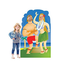 Load image into Gallery viewer, Advanced Graphics Hawaiians with Ukelele Stand - in Life Size Cardboard Cutout Standup - AT TEN Distribution
