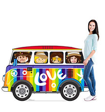 Load image into Gallery viewer, Advanced Graphics Hippie Bus Stand - in Life Size Cardboard Cutout Standup - AT TEN Distribution

