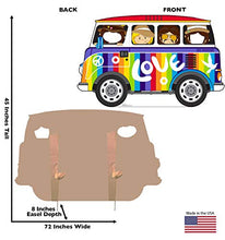 Load image into Gallery viewer, Advanced Graphics Hippie Bus Stand - in Life Size Cardboard Cutout Standup - AT TEN Distribution
