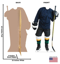 Load image into Gallery viewer, Advanced Graphics Hockey Player Stand - in Life Size Cardboard Cutout Standup - AT TEN Distribution
