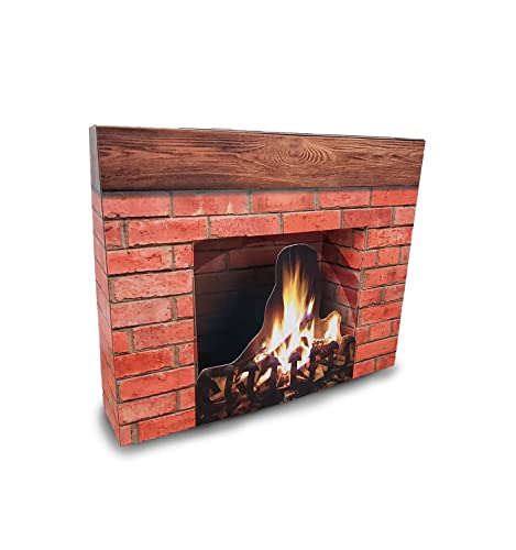 Advanced Graphics Holiday Fireplace 3D Life Size Cardboard Cutout Standup - AT TEN Distribution