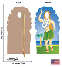 Load image into Gallery viewer, Advanced Graphics Hula Girl Stand - in Life Size Cardboard Cutout Standup - AT TEN Distribution
