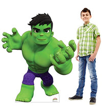Load image into Gallery viewer, Advanced Graphics Hulk Life Size Cardboard Cutout Standup - Marvel's Spidey and His Amazing Friends (TV Series) - AT TEN Distribution
