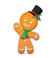 Advanced Graphics Illustrated Gingerbread Man Life Size Cardboard Cutout Standup - AT TEN Distribution