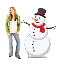 Load image into Gallery viewer, Advanced Graphics Illustrated Snowman Life Size Cardboard Cutout Standup - AT TEN Distribution
