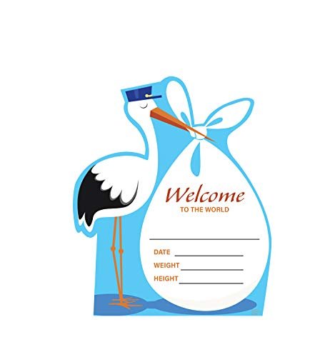 Advanced Graphics It's A Boy Stork Life Size Cardboard Cutout Standup - AT TEN Distribution
