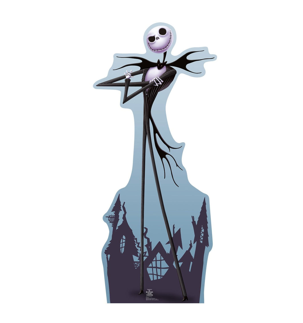 Advanced Graphics Jack Skellington Life Size Cardboard Cutout Standup - Tim Burton's The Nightmare Before Christmas - AT TEN Distribution