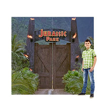 Load image into Gallery viewer, Advanced Graphics Jurassic World Gate Backdrop Double Wide Cardboard Cutout Standup - Jurassic World Dominion (2022 Film) - AT TEN Distribution
