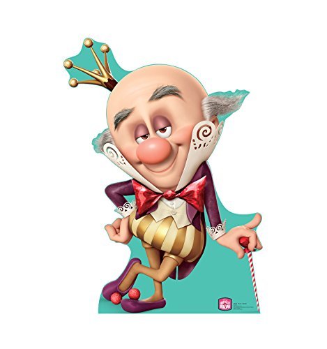 Advanced Graphics King Candy Life Size Cardboard Cutout Standup - Disney's Wreck - It Ralph - AT TEN Distribution