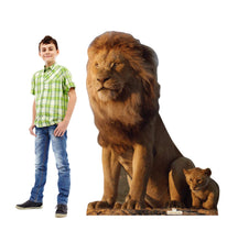 Load image into Gallery viewer, Advanced Graphics King Mufasa &amp; Young Simba Life Size Cardboard Cutout Standup - Disney&#39;s The Lion King (2019 Film) - AT TEN Distribution
