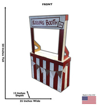 Load image into Gallery viewer, Advanced Graphics Kissing Booth Life Size Cardboard Cutout Standup - AT TEN Distribution
