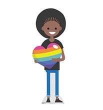Load image into Gallery viewer, Advanced Graphics LGBT Female Cartoon Pride Standee Life Size Cardboard Cutout Standup - AT TEN Distribution
