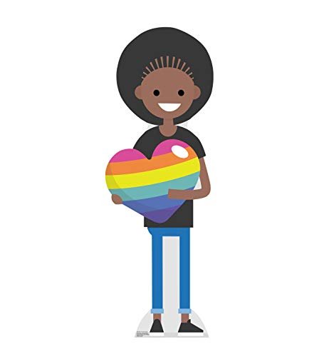 Advanced Graphics LGBT Female Cartoon Pride Standee Life Size Cardboard Cutout Standup - AT TEN Distribution