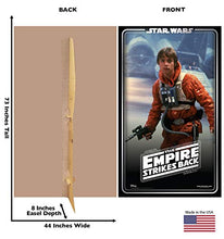 Load image into Gallery viewer, Advanced Graphics Luke Skywalker Backdrop Life Size Cardboard Cutout Standup - Star Wars: The Empire Strikes Back 40th Anniversary - AT TEN Distribution
