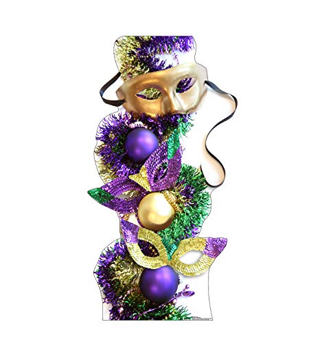 Advanced Graphics Mardi Gras Party Masks Life Size Cardboard Cutout Standup - AT TEN Distribution