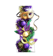Advanced Graphics Mardi Gras Party Masks Life Size Cardboard Cutout Standup - AT TEN Distribution