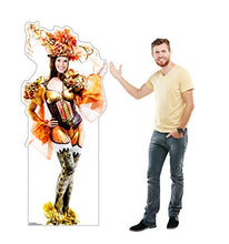 Load image into Gallery viewer, Advanced Graphics Mardi Gras Showgirl Stand - in Life Size Cardboard Cutout Standup - AT TEN Distribution
