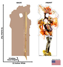 Load image into Gallery viewer, Advanced Graphics Mardi Gras Showgirl Stand - in Life Size Cardboard Cutout Standup - AT TEN Distribution
