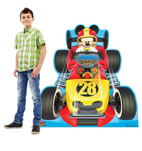 Load image into Gallery viewer, Advanced Graphics Mickey Roadster Life Size Cardboard Cutout Standup - Disney Junior's Mickey and The Roadster Racers - AT TEN Distribution
