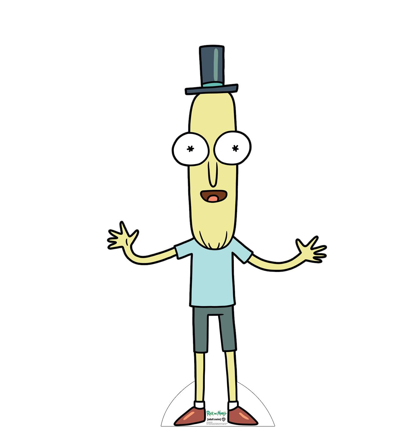 Advanced Graphics Mr Poopy Cardboard Cutout Standup - Rick and Morty ...