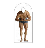Advanced Graphics Muscle Man Stand - in Life Size Cardboard Cutout Standup - AT TEN Distribution