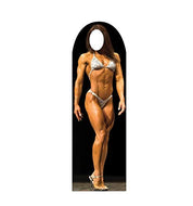 Advanced Graphics Muscle Woman Stand - in Cardboard Stand - Up - AT TEN Distribution