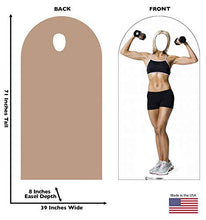 Load image into Gallery viewer, Advanced Graphics Muscle Woman Stand - in Life Size Cardboard Cutout Standup - AT TEN Distribution
