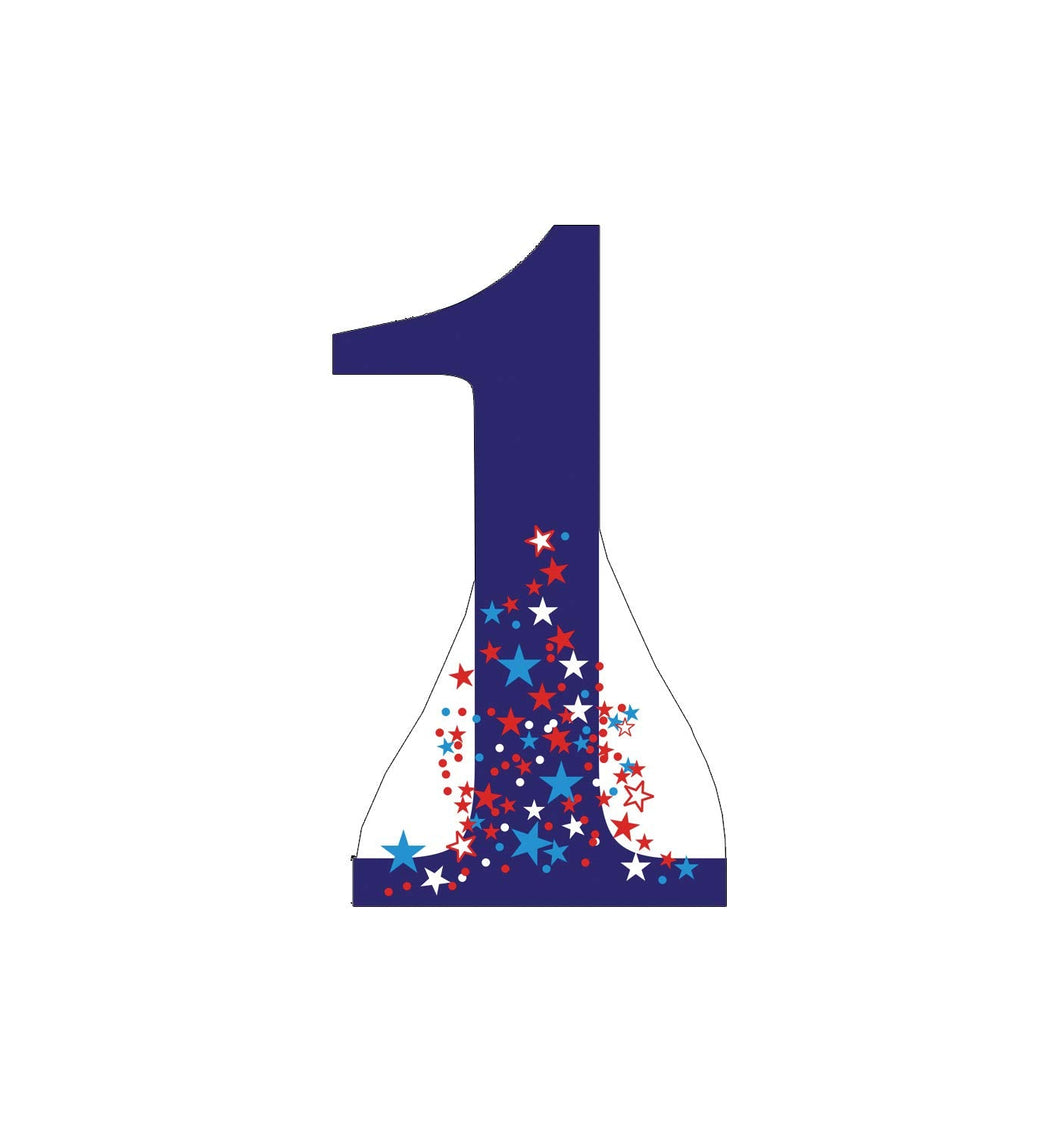 Advanced Graphics Number 1 Life Size Cardboard Cutout Standup - AT TEN Distribution