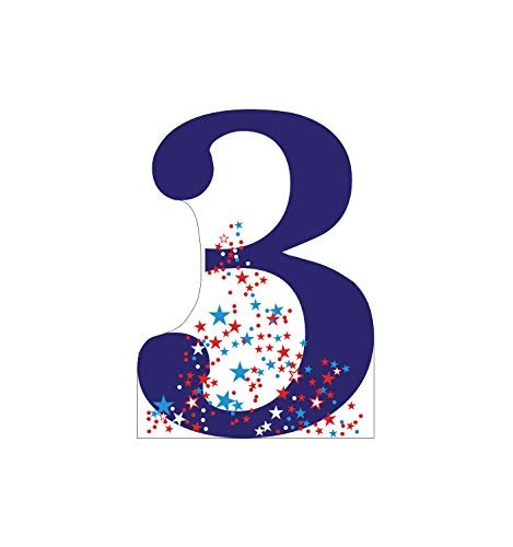 Advanced Graphics Number 3 Life Size Cardboard Cutout Standup - AT TEN Distribution