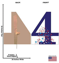 Load image into Gallery viewer, Advanced Graphics Number 4 Life Size Cardboard Cutout Standup - AT TEN Distribution
