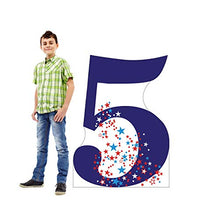 Load image into Gallery viewer, Advanced Graphics Number 5 Life Size Cardboard Cutout Standup - AT TEN Distribution
