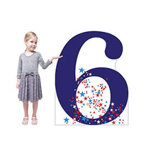 Load image into Gallery viewer, Advanced Graphics Number 6 Cardboard Stand - Up - AT TEN Distribution
