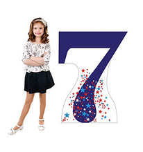Load image into Gallery viewer, Advanced Graphics Number 7 Life Size Cardboard Cutout Standup - AT TEN Distribution
