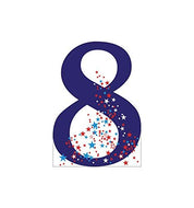 Advanced Graphics Number 8 Life Size Cardboard Cutout Standup - AT TEN Distribution