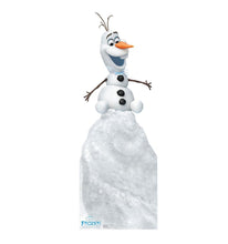 Load image into Gallery viewer, Advanced Graphics Olaf on Snow Mound Life Size Cardboard Cutout Standup - Olaf's Frozen Adventure (2017 Short Film) - AT TEN Distribution
