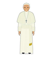 Advanced Graphics Pope White Outfit (Illustrated) Life Size Cardboard Cutout Standup - AT TEN Distribution
