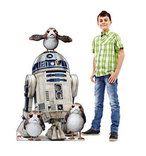 Load image into Gallery viewer, Advanced Graphics Porgs with R2 - D2 Life Size Cardboard Cutout Standup - Star Wars: Episode VIII - The Last Jedi (2017 Film) - AT TEN Distribution
