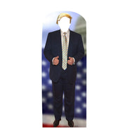 Advanced Graphics President Donald Trump Hair Stand - in Life Size Cardboard Cutout Standup - AT TEN Distribution