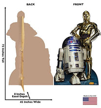 Load image into Gallery viewer, Advanced Graphics R2D2 &amp; C3PO Life Size Cardboard Cutout Standup - Star Wars Classics Retouched - AT TEN Distribution

