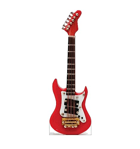 Advanced Graphics Red Electric Guitar Life Size Cardboard Cutout Stand ...