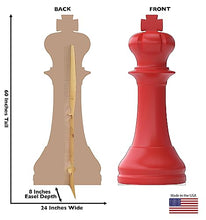 Load image into Gallery viewer, Advanced Graphics Red King Chess Life Size Cardboard Cutout Standup - AT TEN Distribution
