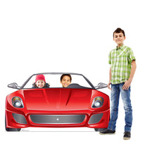 Load image into Gallery viewer, Advanced Graphics Red Sports Car Stand - in Life Size Cardboard Cutout Standup - AT TEN Distribution
