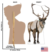Load image into Gallery viewer, Advanced Graphics Reindeer Life Size Cardboard Cutout Standup - Made in USA - AT TEN Distribution
