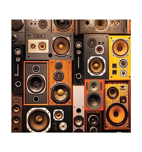 Advanced Graphics Retro Speakers Backdrop Life Size Cardboard Cutout Standup - AT TEN Distribution