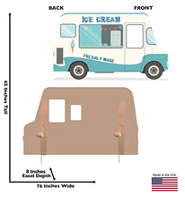 Load image into Gallery viewer, Advanced Graphics Reversed - Ice Cream Truck Stand - in Life Size Cardboard Cutout Standup - AT TEN Distribution
