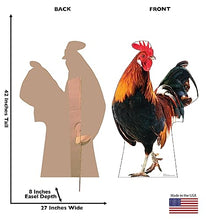 Load image into Gallery viewer, Advanced Graphics Rooster Life Size Cardboard Cutout Standup - Made in USA - AT TEN Distribution

