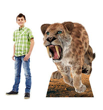 Load image into Gallery viewer, Advanced Graphics Saber Tooth Tiger Life Size Cardboard Cutout Standup - AT TEN Distribution
