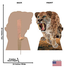 Load image into Gallery viewer, Advanced Graphics Saber Tooth Tiger Life Size Cardboard Cutout Standup - AT TEN Distribution
